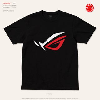 เสื้อยืด พิมพ์ลายเกม Asus Republic Of Gamers ROG-001 สําหรับผู้ชายสามารถปรับแต่งได้