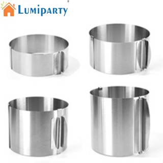 Lumiparty แหวนมูสสเตนเลส 430 6-30 ซม. กันสนิม พร้อมสเกล 6 ซม. 8.5 ซม. 12 ซม. 15 ซม.