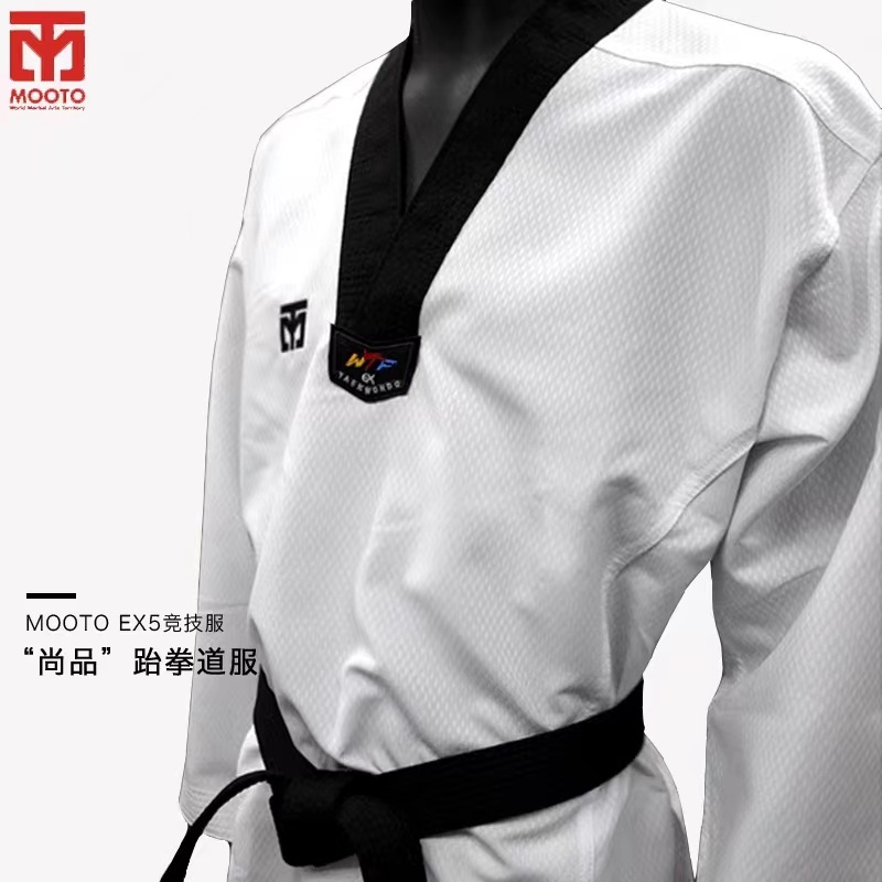 Taekwondo MOOTO EXTERA S5 ชุดพูมซ่า ของแท้ ซับเหงื่อ แห้งเร็ว ไม่ติด สําหรับผู้ชาย และผู้หญิง