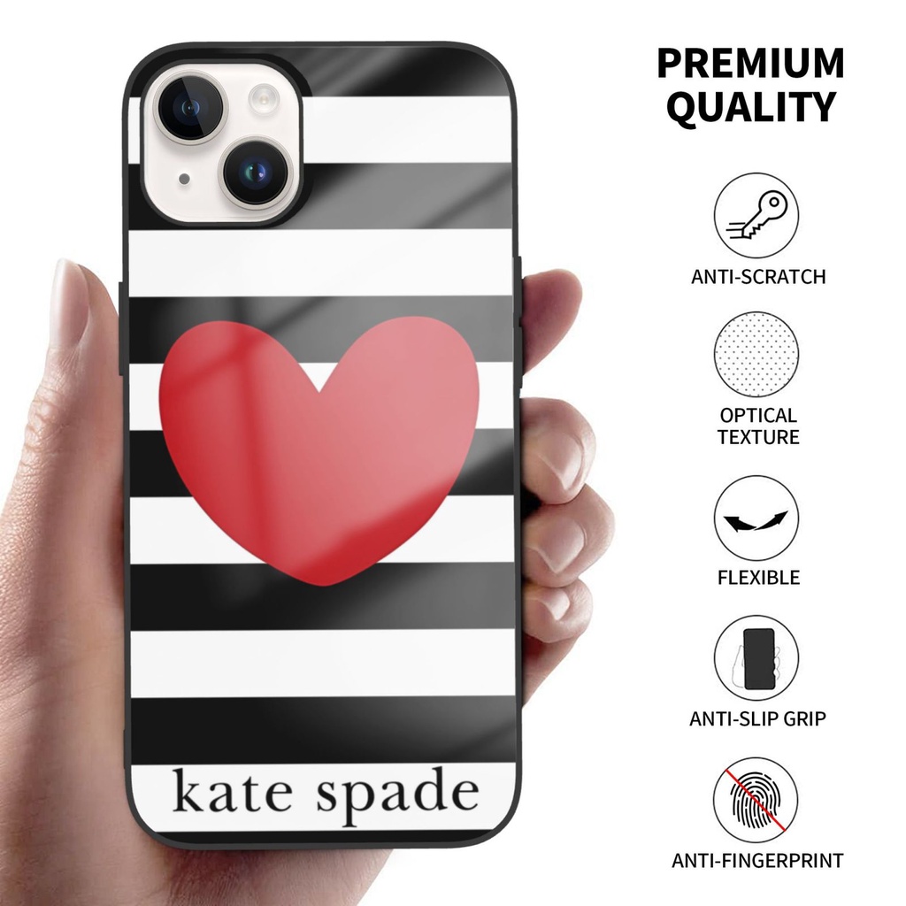 เคสป้องกันโทรศัพท์มือถือ ลาย Kate Spade แฟชั่น สําหรับ IPhone 15 13 14 12 Pro Max