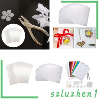 [Szluzhen1] แผ่นหดความร้อน พิมพ์ลาย แฮนด์เมด DIY สําหรับเด็ก และผู้ใหญ่