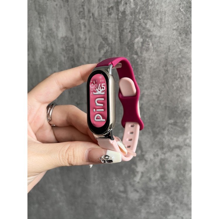 สายนาฬิกาข้อมือ ซิลิโคน แบบบาง สําหรับ Oppo Band Eva Smart Wristband สายรัดข้อมือ เปลี่ยนได้ Oppo Watch Band