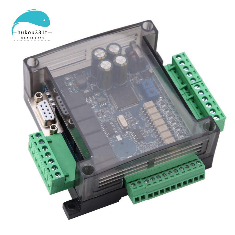 『hukou331t』FX3U-14MR บอร์ดควบคุมอุตสาหกรรม PLC อินพุต 8 เอาท์พุต 6 เอาท์พุต ตั้งโปรแกรมได้ ควบคุม PLC 24 V