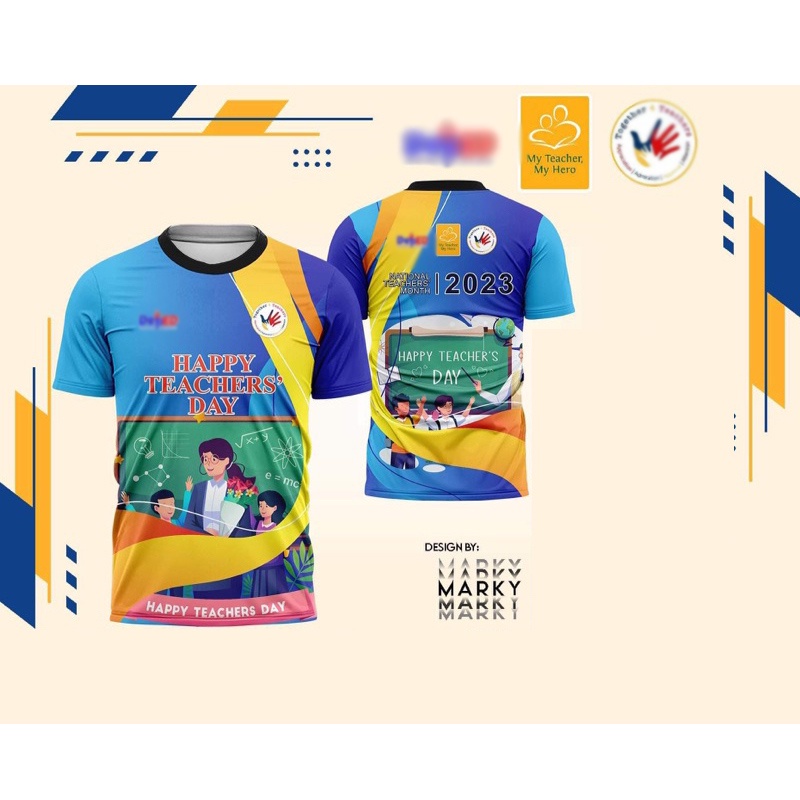 FULL SUBLIMATION สําหรับ TEACHERS MONTH TSHIRT PART 2