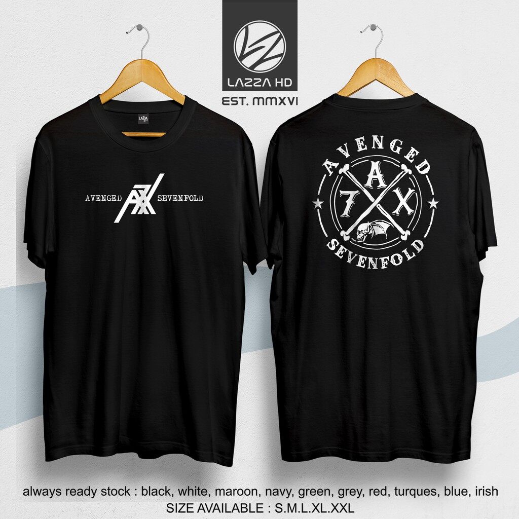 สินค้าเฉพาะจุด Avenged SEVENTIFOLD A7X CIRCLE LOGO เสื้อยืด