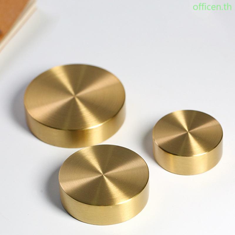 ที่ทับกระดาษ ทรงกลม ทองเหลือง สไตล์เรโทร สําหรับตกแต่งชั้นวางหนังสือ โต๊ะทํางาน