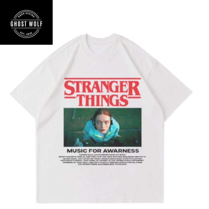 ยินดีต้อนรับ a เสื้อยืด พิมพ์ลาย Stranger THINGS "MAX FLOATING" | เสื้อยืด BAJU SERIES FILM | สิ่งแปลกหน้า HNM H&amp;M
