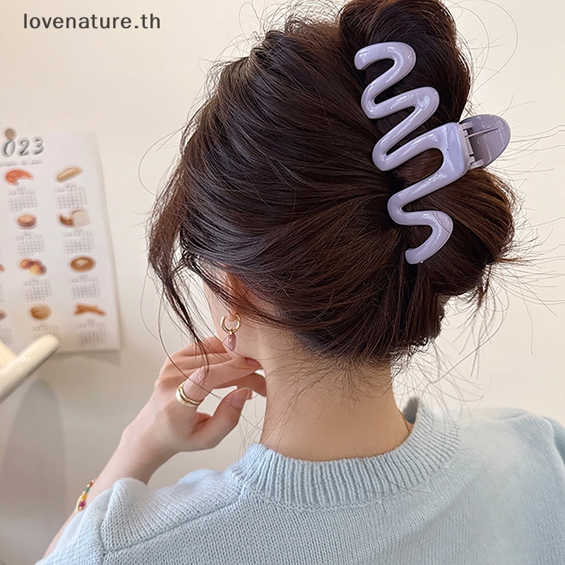 [Lovenature] ใหม่ กิ๊บติดผม เจลลี่ คลื่น หลากสีสัน ออกแบบดี แฟชั่นเกาหลี หวาน เรียบง่าย ไม่สม่ําเสมอ กิ๊บติดผม สําหรับผู้หญิง [TH]