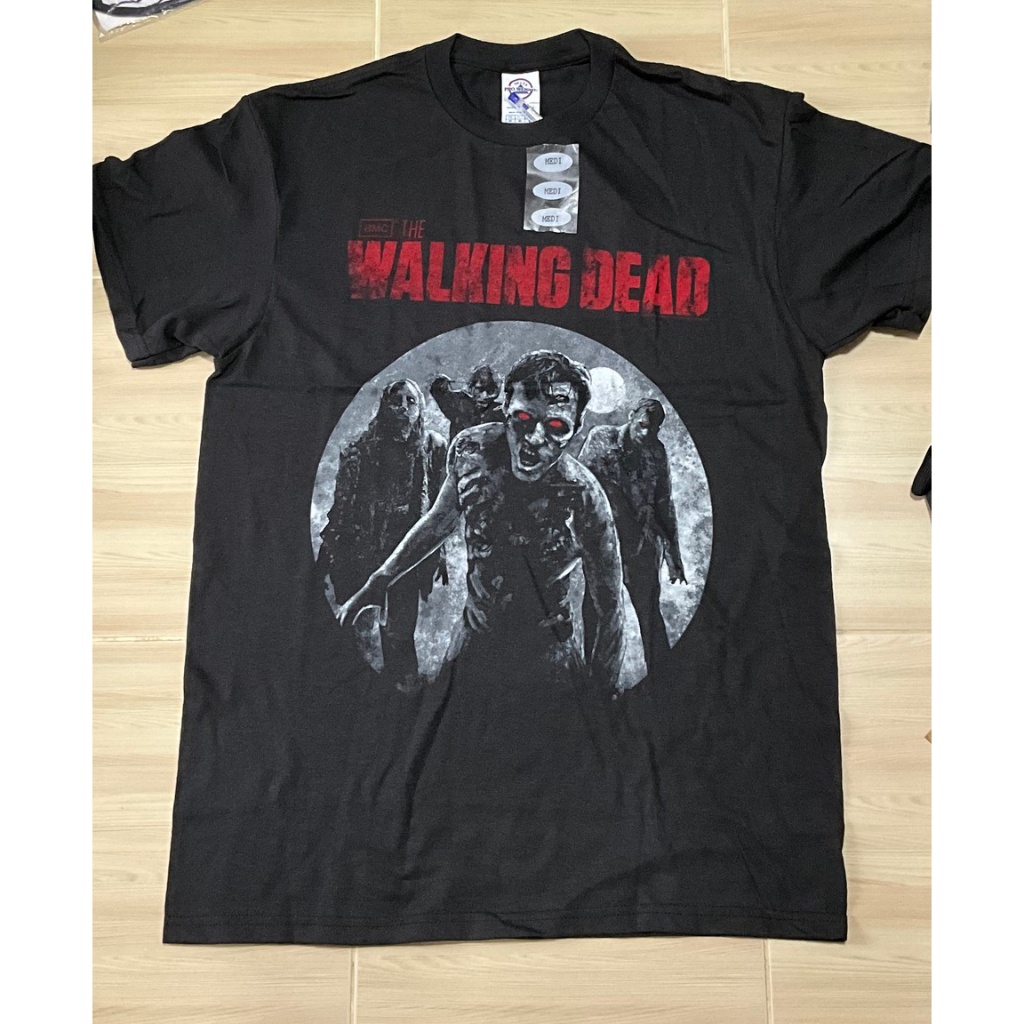 ❤️ newtrend0.th เสื้อยืดพิมพ์ลายแฟชั่นเสื้อ The Walking Dead ลายตาเทา ของแท้มือ1 ผ้าฝ้าย 100% S-5XL