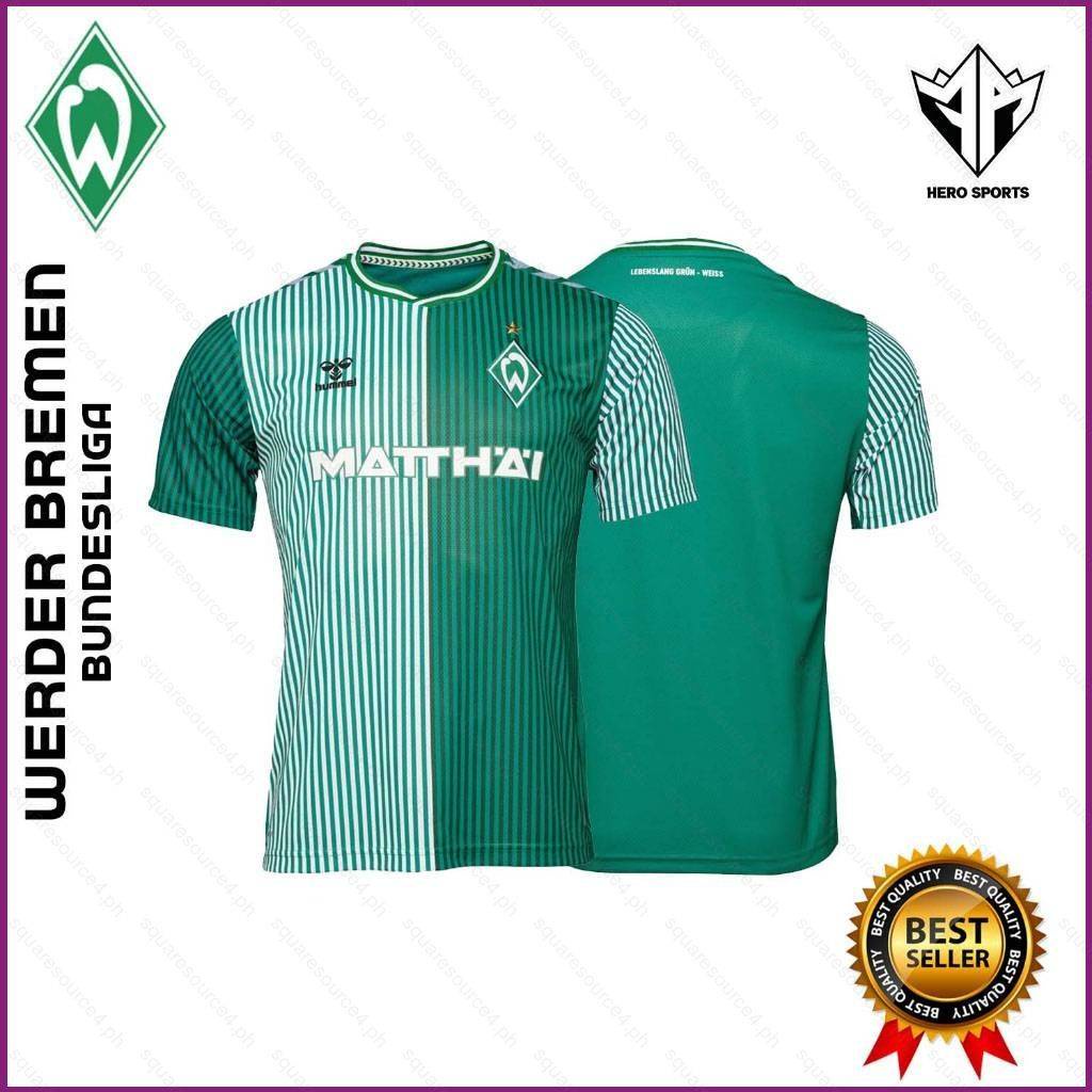 Yx 2023-2024 เสื้อยืดลําลอง แขนสั้น พิมพ์ลาย Werder Bremen พลัสไซซ์ สําหรับผู้ชาย