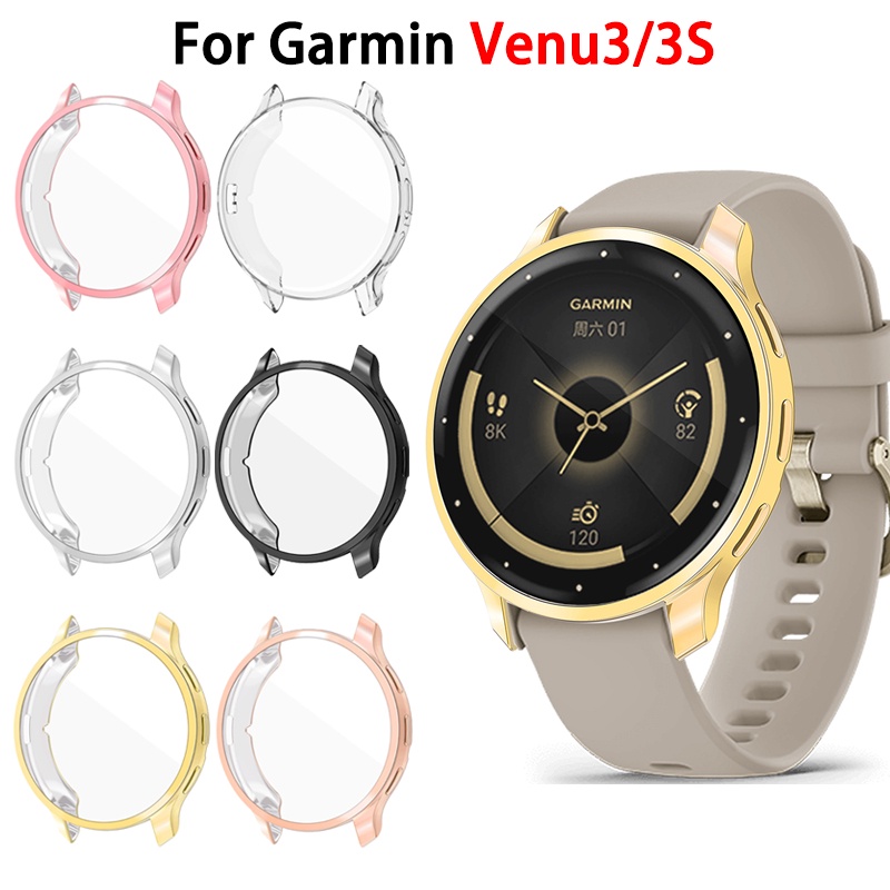 เคสกันรอยหน้าจอ TPU แบบนิ่ม สําหรับ Garmin Venu 3 45 มม. Venu3s 41 มม.