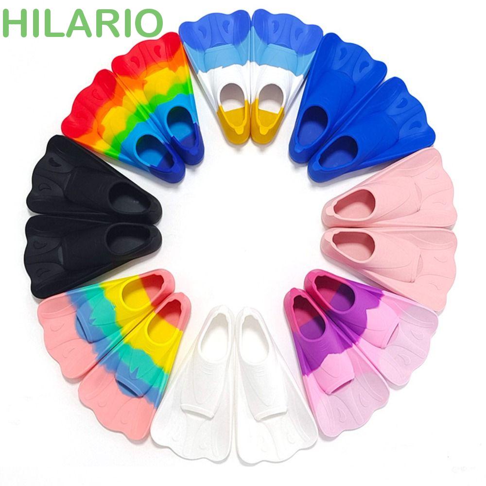 Hilario ชุดตีนกบว่ายน้ํา ซิลิโคน สีรุ้ง สําหรับเด็ก