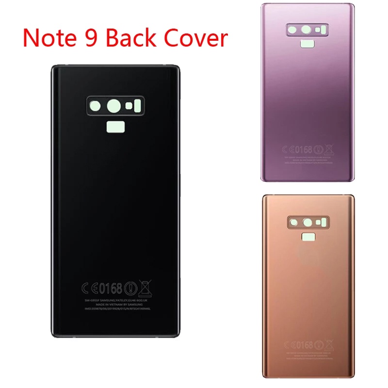 ฝาครอบแบตเตอรี่ด้านหลัง พร้อมเลนส์กล้อง สําหรับ Samsung Galaxy Note 9 N960 SM-N960F - รูปที่ 4