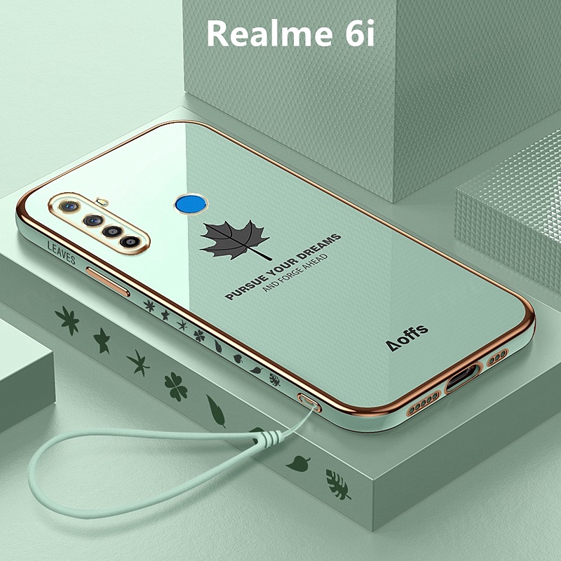 เคส Realme 6i case อ่อนนุ่ม ลายใบเมเปิ้ล เคสมือถือ เคสโทรศัพท์ Realme 6i