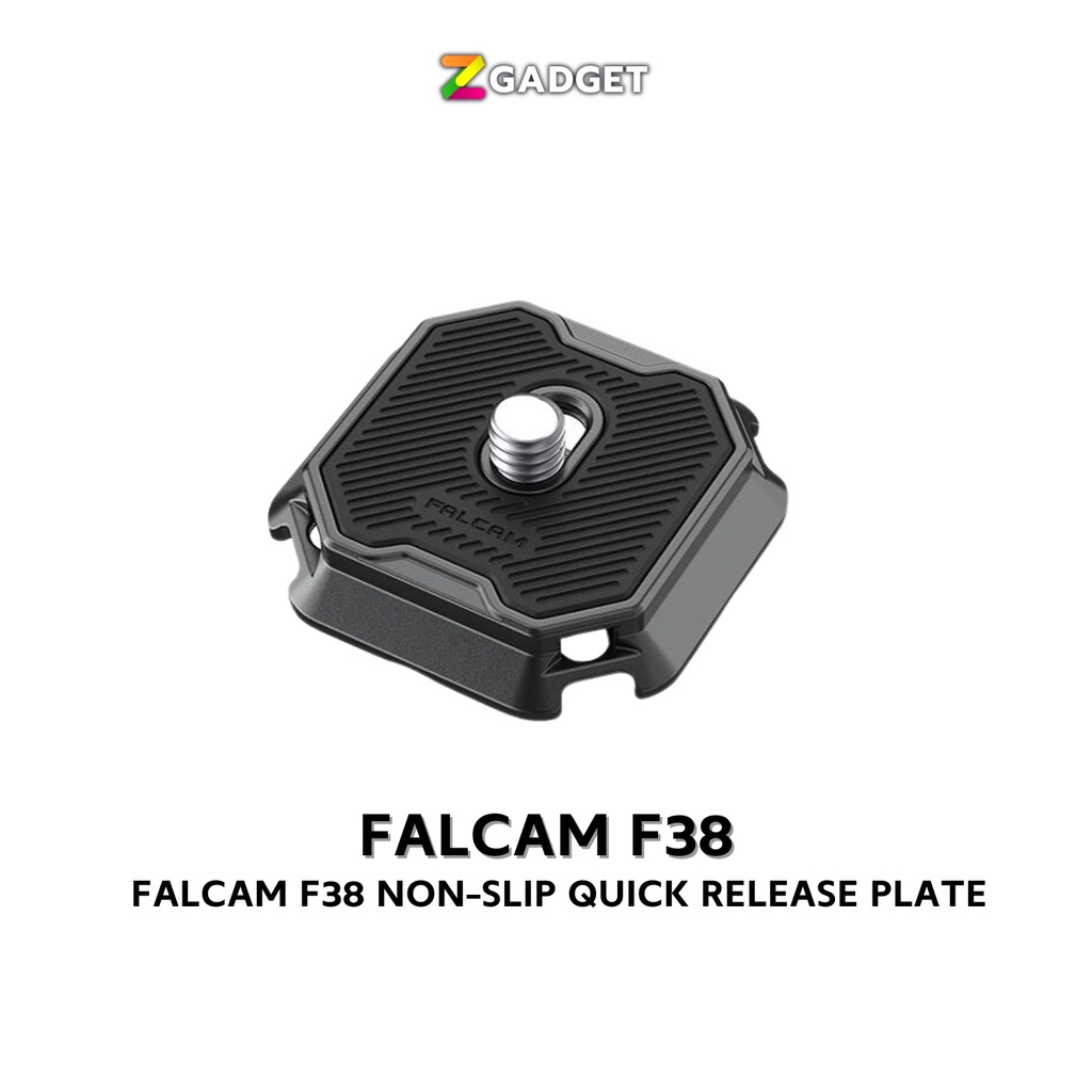 FALCAM F38 Non-slip Quick Release Plate เพลทเพื่อต่อกล้องกับ ขาตั้งกล้อง รองรับระบบล็อคแบบ F38