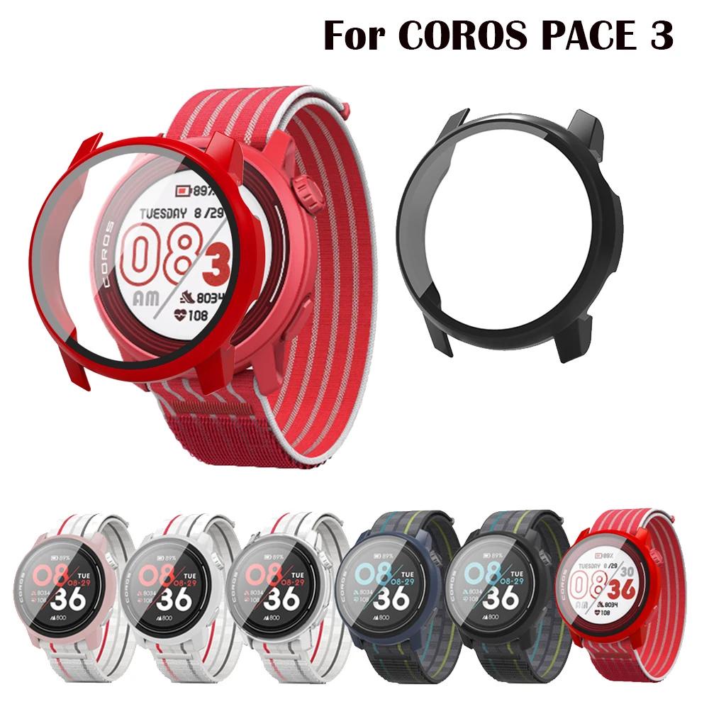 2in1 ฟิล์มกระจกนิรภัยกันรอยหน้าจอ PC แบบแข็ง สําหรับ coros PACE 3 coros pace3