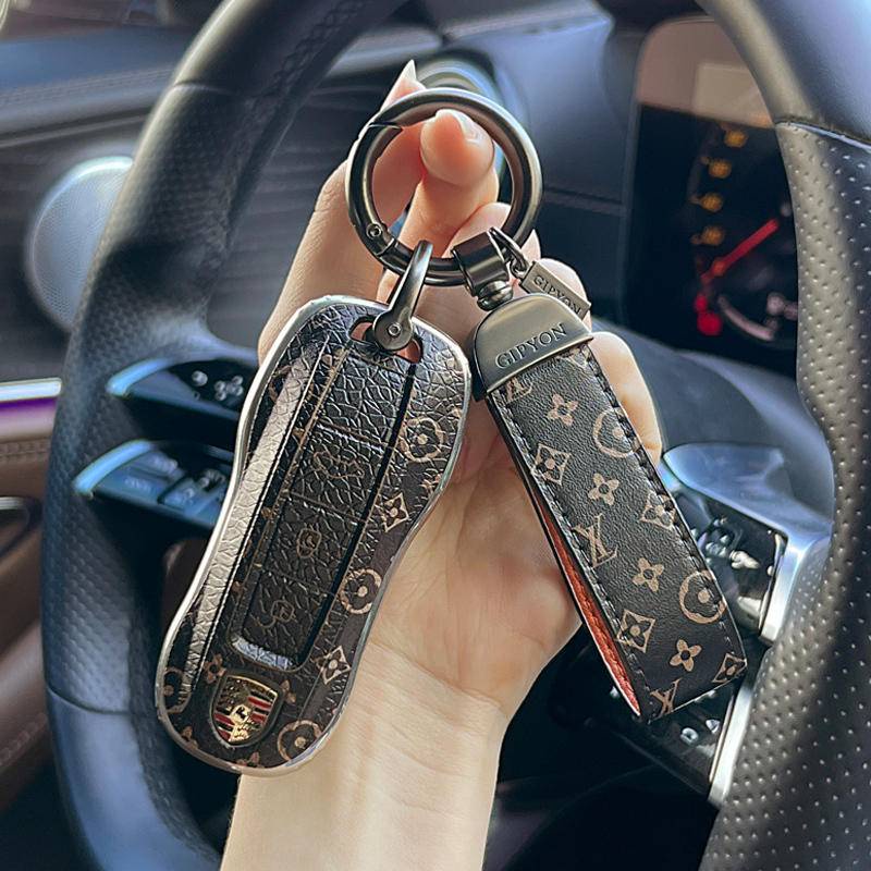 กรณีกุญแจรถ TPU สำหรับ Porsche Panamera 911Taycan Cayenne Macan 718 กรณีกุญแจรถ กุญแจรถ fob รีโมทคอนโทรลรถกรณี
