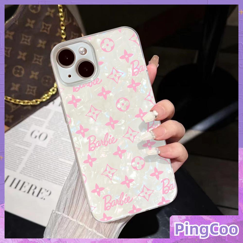 Pingcoo - เข้ากันได้สำหรับ เคส iphone 11 เคสไอโฟน เคสไอโฟน11 กรณี CLEAR กรณีเปลือกรูปแบบกระดาษแข็ง TPU Soft Case ตัวอักษรสีชมพูเรียบง่ายเข้ากันได้กับ iPhone 14 PRO MAX 13 PRO MAX 12 PRO MAX 11 XR XS MAX 7plus 8 PLUS
