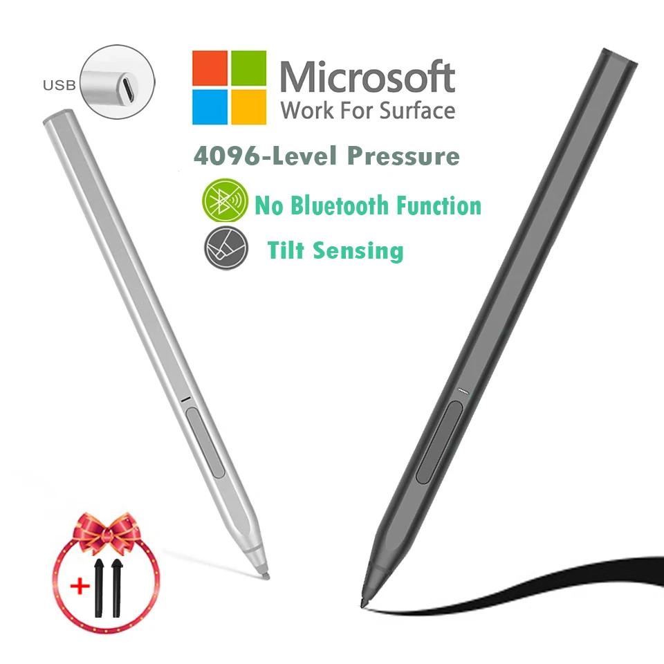 ปากกาสไตลัส แม่เหล็ก USB สําหรับ Microsoft Surface Pro 3 4 5 6 7 X Surface Go Laptop Book Studio HP Pavilion ENVY X360 ASUS Tablet