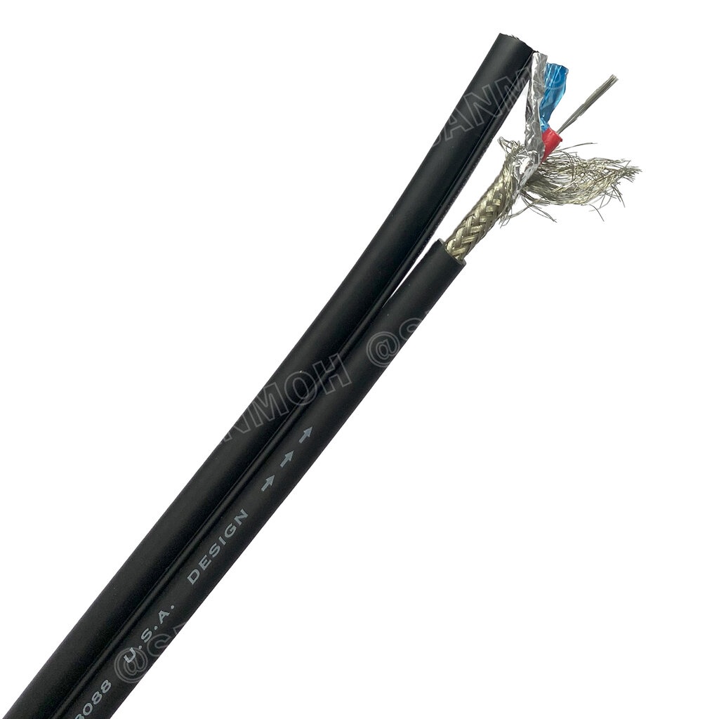 [ 2เมตร ] DY-8088 สายสัญญาณชีลโมโนคู่ 6มม สายสัญญาณไดนาคอม ชีลโมโน คู่ 6mm Dynacom Twin Mono Cable สายชีลด์คู่ 6.0 MM...