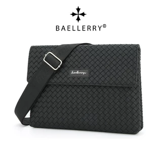 Baellerry's ใหม่ กระเป๋าสะพายข้าง กระเป๋าคลัทช์ ใบเล็ก จุของได้เยอะ สีพื้น สําหรับผู้ชาย