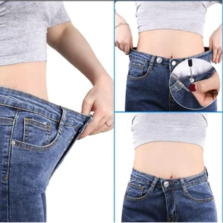 KOTAKAN1RS 10 ชิ้น/แพ็คปุ่มกางเกงยีนส์,เสื้อผ้ากางเกงไขควงเอว Extender ปุ่ม,เล็บที่ถอดออกได้ฟรี 17 มม.อุปกรณ์เย็บผ้าเอวกางเกงยีนส์หัวเข็มขัด