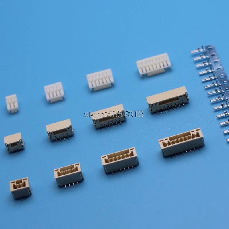 Micro JST GH1.25mm 2-12Pin แนวตั้งพร้อมล็อคประเภท SMD Connector Plug หญิง,ชาย x 20 ชุด
