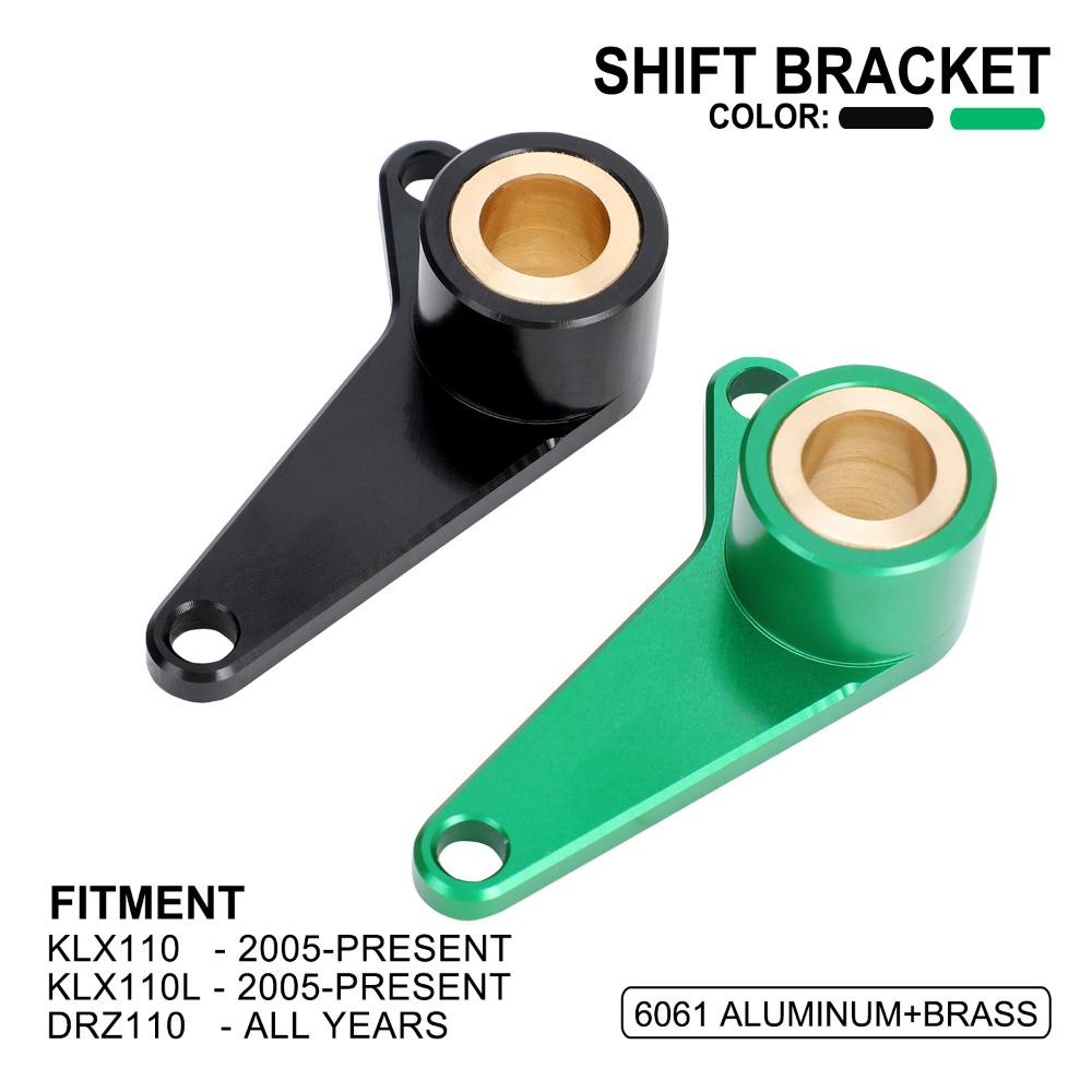 Jfg RACING อุปกรณ์เสริมรถจักรยานยนต์ Shift Shaft Bracket สําหรับ KAWASAKI KLX110 KLX110L SUZUKI DRZ 