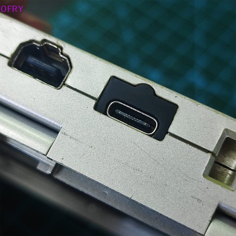 สําหรับ GBASP USB-C W. Audio MOD อุปกรณ์เสริม Nintendo GAMEBOY ADVANCE SP GBASP พอร์ตชาร์จเปลี่ยนเป็น USB-C USB Type-C RY