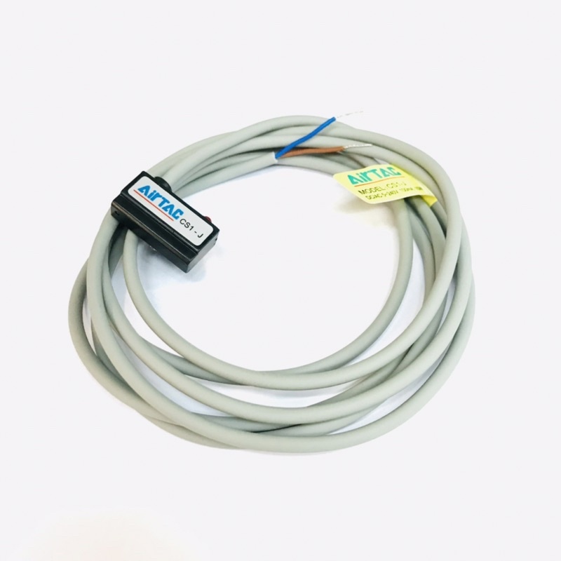 Switch Reed CS1-J Airtac เซนเซอร์ตรวจจับลูกสูบกระบอกลม Reed Switch Sensor NO 2สาย DC/AC 5-200V /100m