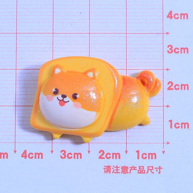 เรซิ่น diy เครื่องประดับ จี้เรซิ่น รูปการ์ตูนลูกสุนัข ขนาดเล็ก แบบสร้างสรรค์ diy สําหรับตกแต่งผม กิ๊บติดผม