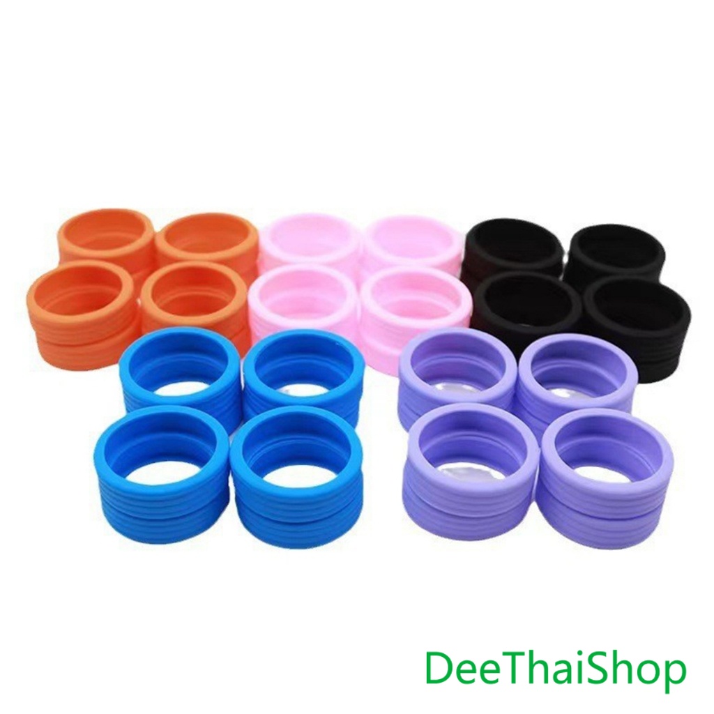DeeThai ปลอกหุ้มล้อกระเป๋าเดินทาง 8 ชิ้น ต่อชุด ลดเสียงรบกวน ปกป้องล้อ Luggage Wheels Cover