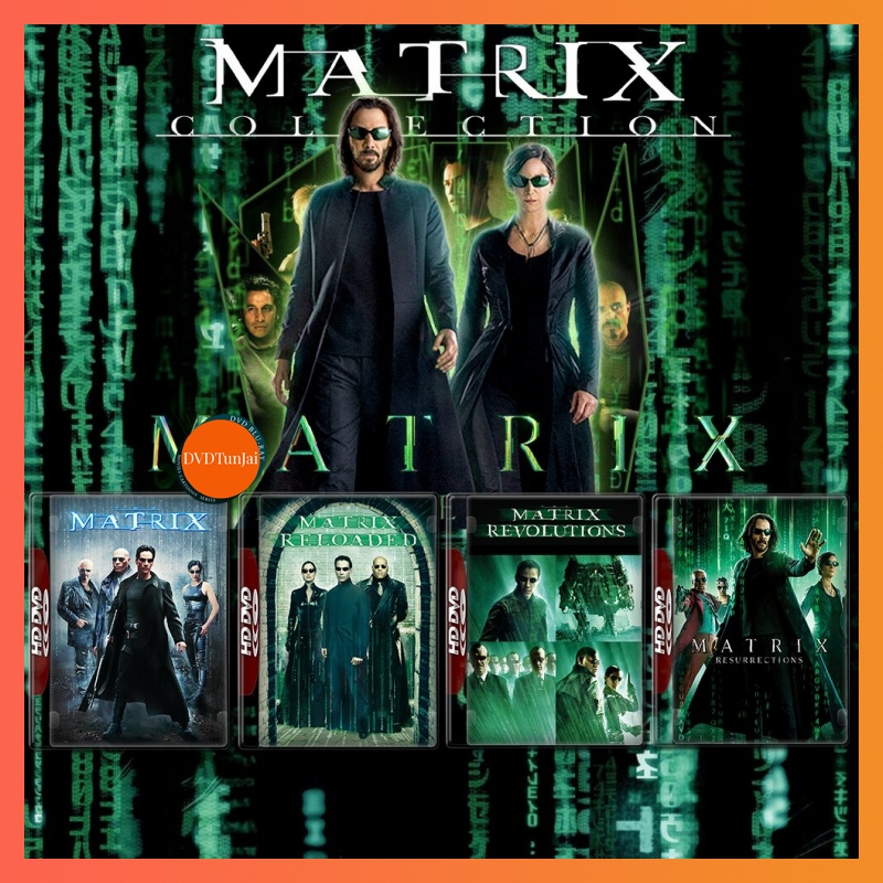 หนังแผ่น 4K The Matrix เดอะ เมทริคซ์ 1-4 4K หนังใหม่ มาสเตอร์ เสียงไทย (เสียง ไทย/อังกฤษ ซับ ไทย/อัง