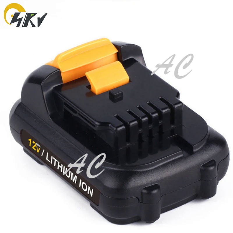 AC DCB120 Power Tool Battery For Dewalt 12V Li-ion DCB121 DCB123 DCB125 DCD710 DCF813 DCF815 DCF610 