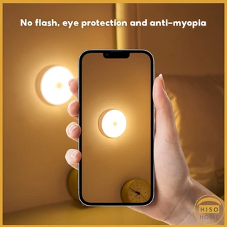 โคมไฟหัวเตียง LED 0.6w ชาร์จ โคมไฟ ยึดผนังด้วยแม่เหล็ก LED Button night light