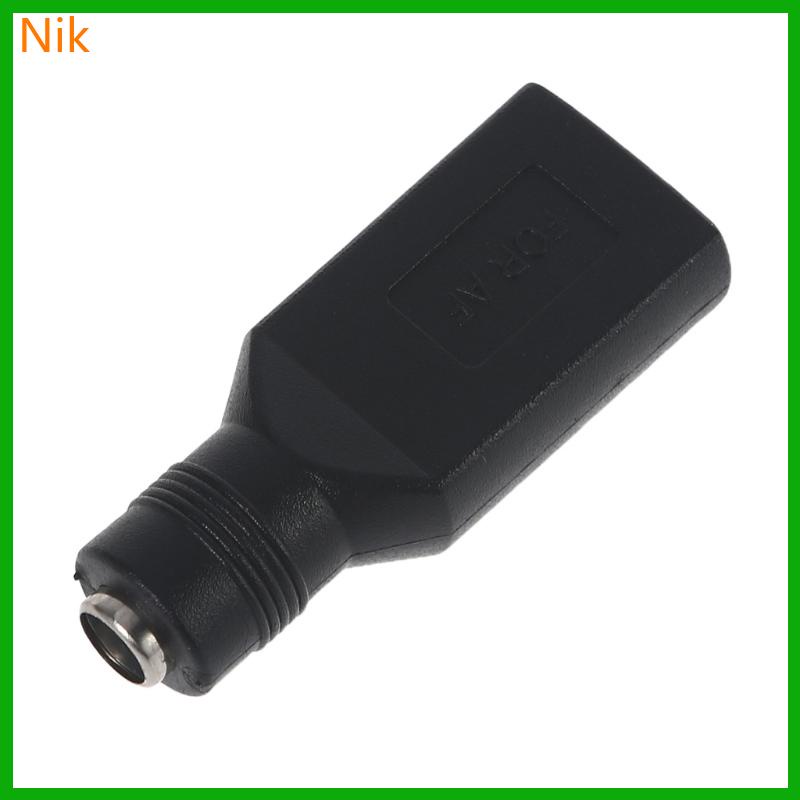Bĕseф อะแดปเตอร์แจ็คเชื่อมต่อ USB 2 0 A ตัวเมีย เป็น DC 5 5x2 1 มม. สําหรับเราเตอร์ Mini Fa