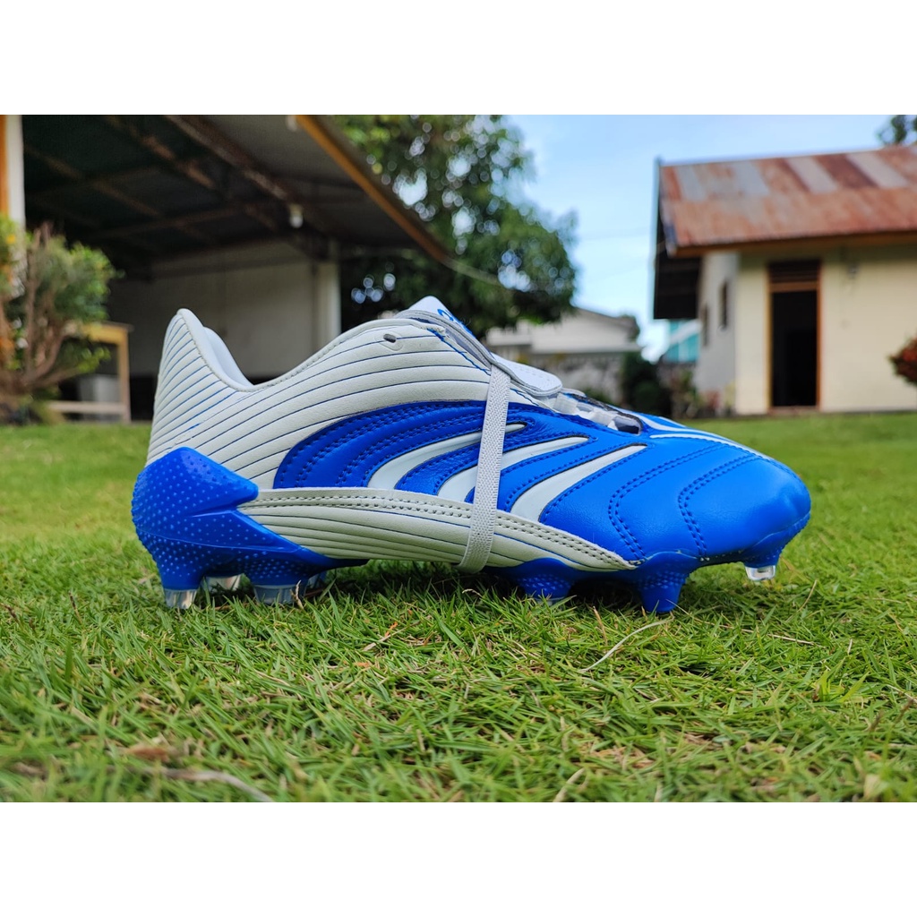 รองเท้าฟุตบอล Adidas Predator ABSOLUTE 20 FG รองเท้าฟุตบอล - สีน้ำเงินขาว