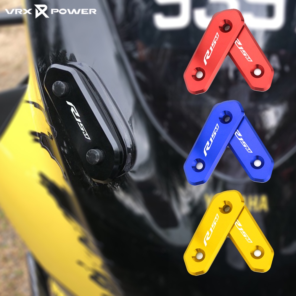 ฝาครอบกระจกมองหลัง CNC สําหรับตกแต่งรถจักรยานยนต์ YAMAHA R15 V3 V4