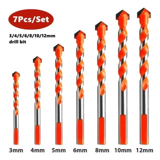 MOVATEK️ ชุดดอกสว่านอเนกประสงค์ 7 ชิ้น สำหรับงานเจาะหลากหลายวัสดุ