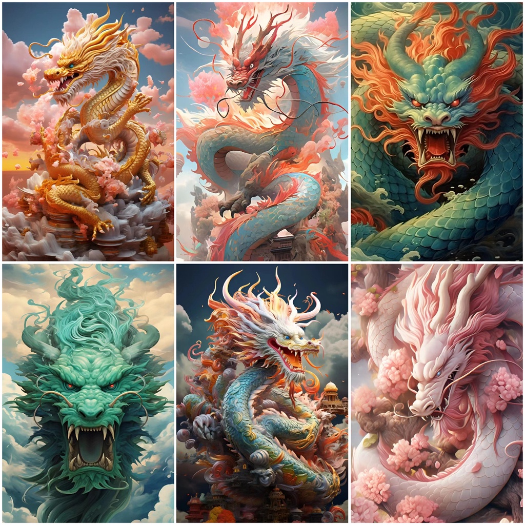 🚀พร้อมส่ง🚀【Dragon】จิ๊กซอว์ไม้ 300-1000 ชิ้น พัฒนาสมอง ของขวัญวันเกิด ชายหญิง