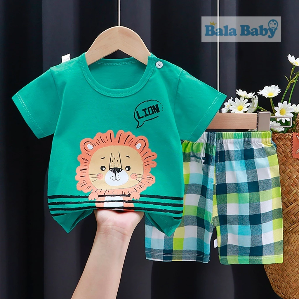 ชุดเด็ก เสื้อผ้าเด็ก เซทเสื้อ+กางเกงขาสั้น size 80-110 cm DXT37 thumbnail 9