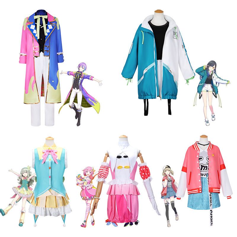 โปรเจค Sekai เวที สีสันสดใส! ตี. Hatsune Miku/Otori Emu/Kamishiro Rui/Shiraishi An/Kusanagi Nene/Azusawa Kohane ||| cos ||| ๑ ๑