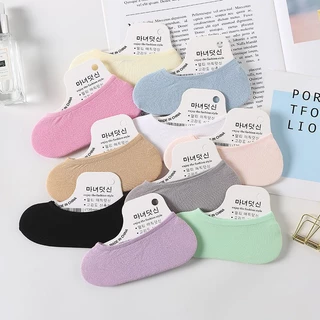 ลด30% โค้ดINC283ZN ⚡ Nattybra ถุงเท้า ข้อสั้น คัชชู กันลื่น ใส่สบาย เด็กนักเรียน วัยรุ่น ใส่ได้