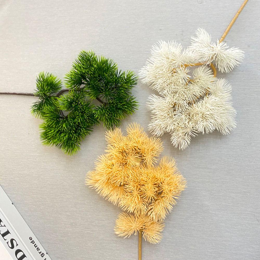 มหาสมุทรแผนที่ สาขาสนจําลอง, ต้นสนประดิษฐ์ที่ทําด้วยมือที่สมจริงสาขาสีเขียว, พลาสติกสร้างสรรค์สีเขียวใบสนปลอมสวน - รูปที่ 5