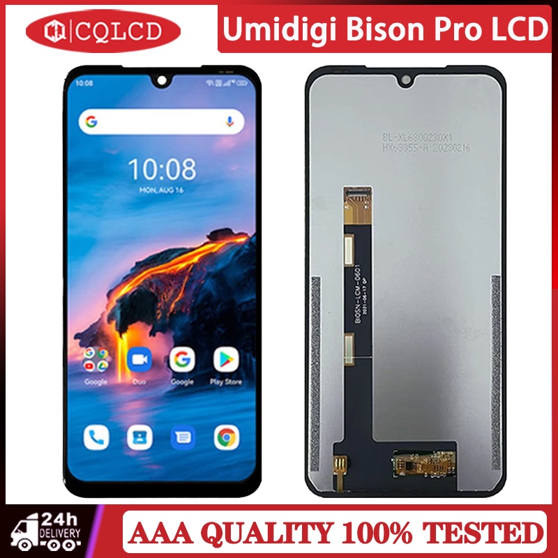 อะไหล่หน้าจอสัมผัสดิจิทัล LCD แบบเปลี่ยน สําหรับ Umidigi Bison Pro