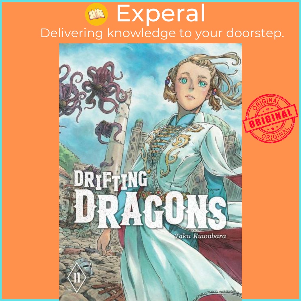 Drifting Dragons 11 โดย Taku Kuwabara (ฉบับสหราชอาณาจักรปกอ่อน)