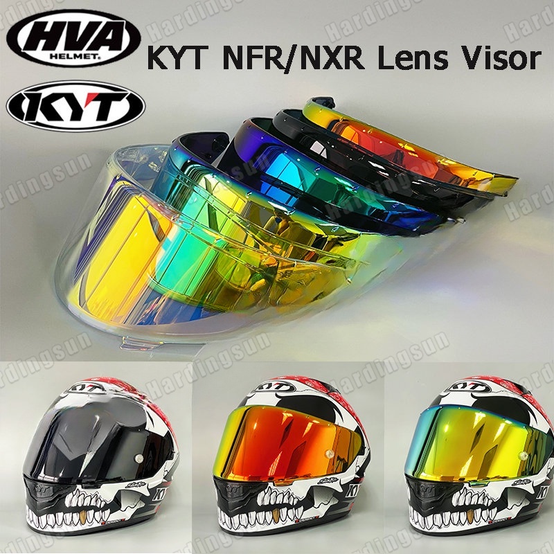 Kyt NFR เลนส์ Visor HVA NFR/NXR/GP Iridium Visor เลนส์ Revo เลนส์ FIt สําหรับ KYT NFR/NXR/GP KYT หมว
