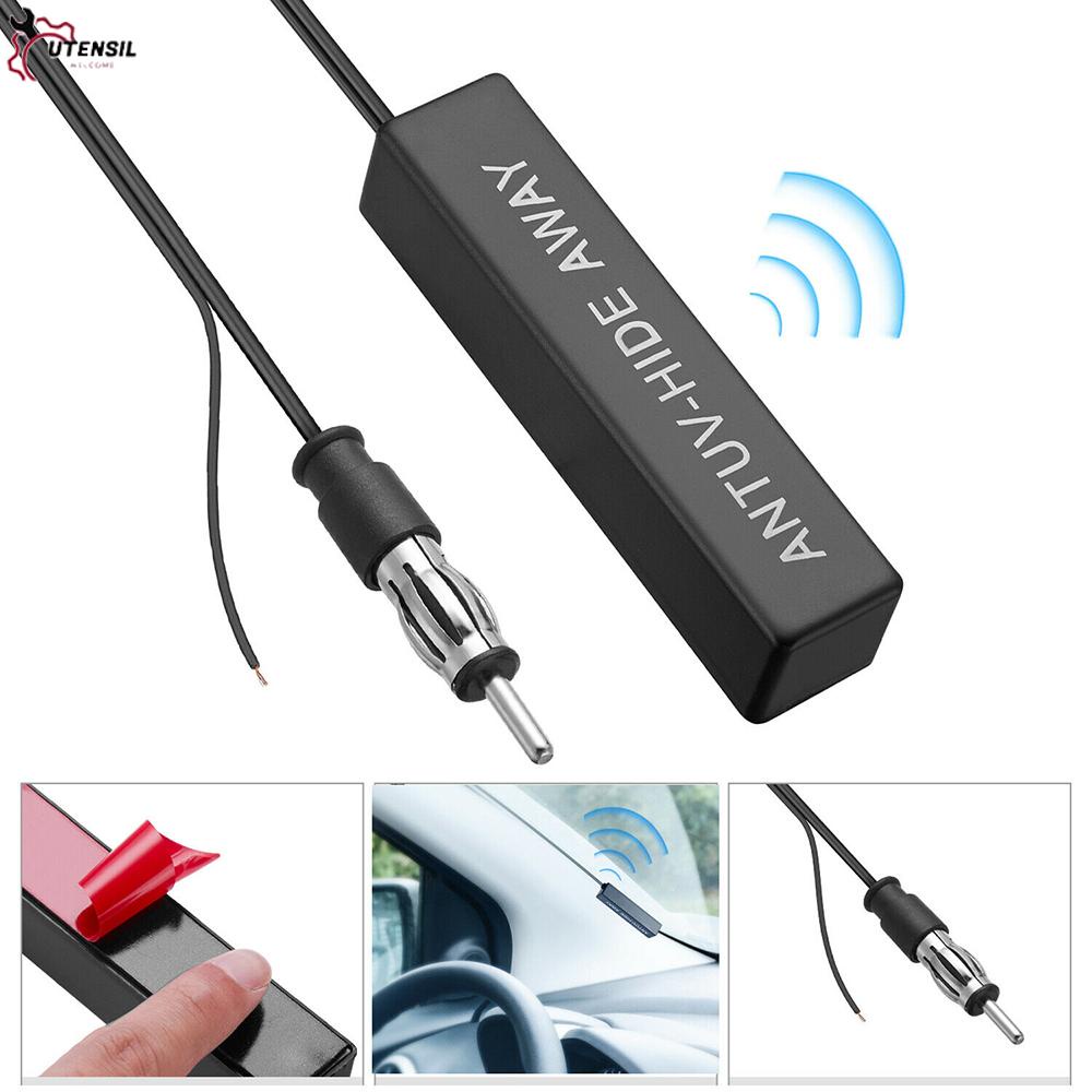 ชุดเสาอากาศขยายสัญญาณ วิทยุ AM FM 12V สําหรับรถยนต์ รถบรรทุก รถจักรยานยนต์ เรือ รถกอล์ฟ SHOPSBC6893