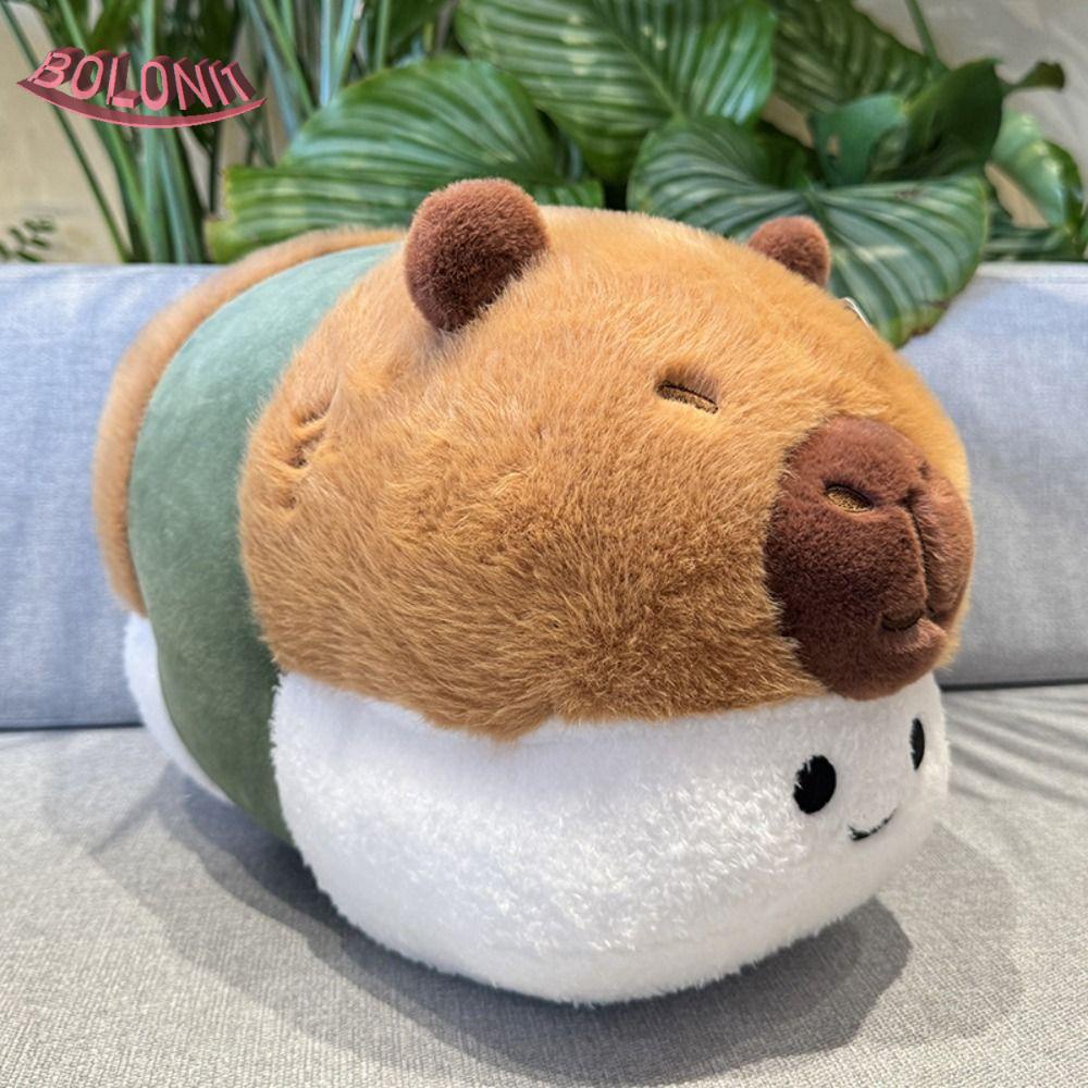 Bo Capybara ตุ๊กตานุ่ม รูปการ์ตูนอนิเมะเฟรนช์ฟราย ซูชิน่ารัก