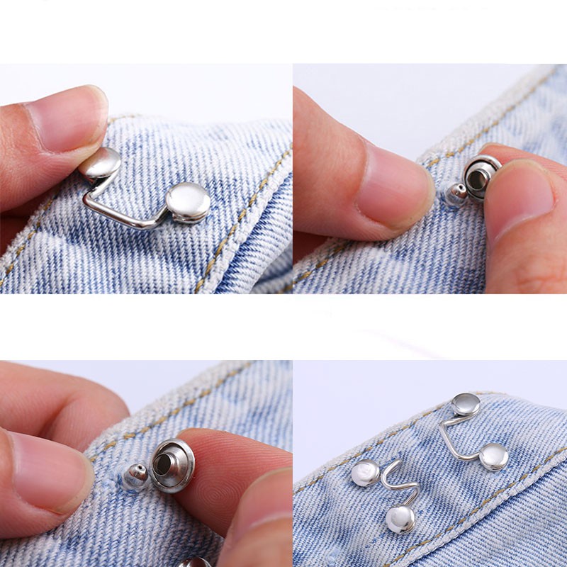 ตะขอกางเกงยีนส์แบบถอดได้สะดวก แนวโน้มยอดนิยม สไตล์การ์ตูน สไตล์กระชับ รูปแบบน่ารัก จัดส่งจาก TH - รูปที่ 3